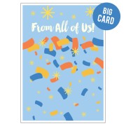 BC179 Confetti From Us Big Card